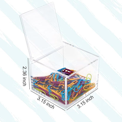 2 Pack Small Clear Acrylic Organizer - Image 2
