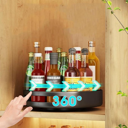 Storage Organizer for Kitchen Countertop Organizer, Round Metal Organizer for - Image 5