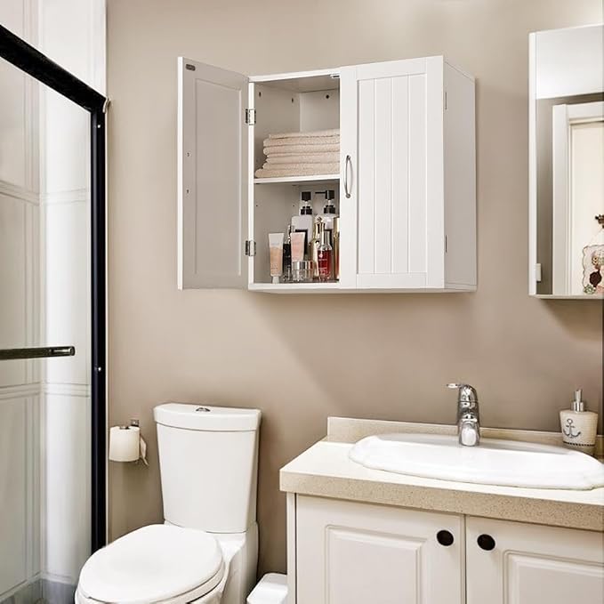 Yaheetech Wall Mounted Bathroom Storage Cabinet - Image 9