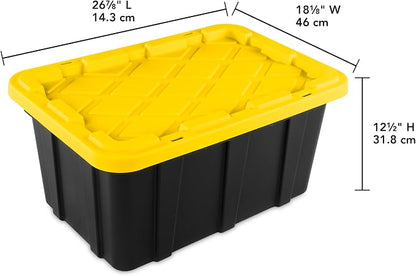Sterilite 12-Pack Industrial Tote, Plastic Storage Container Bins - Image 3