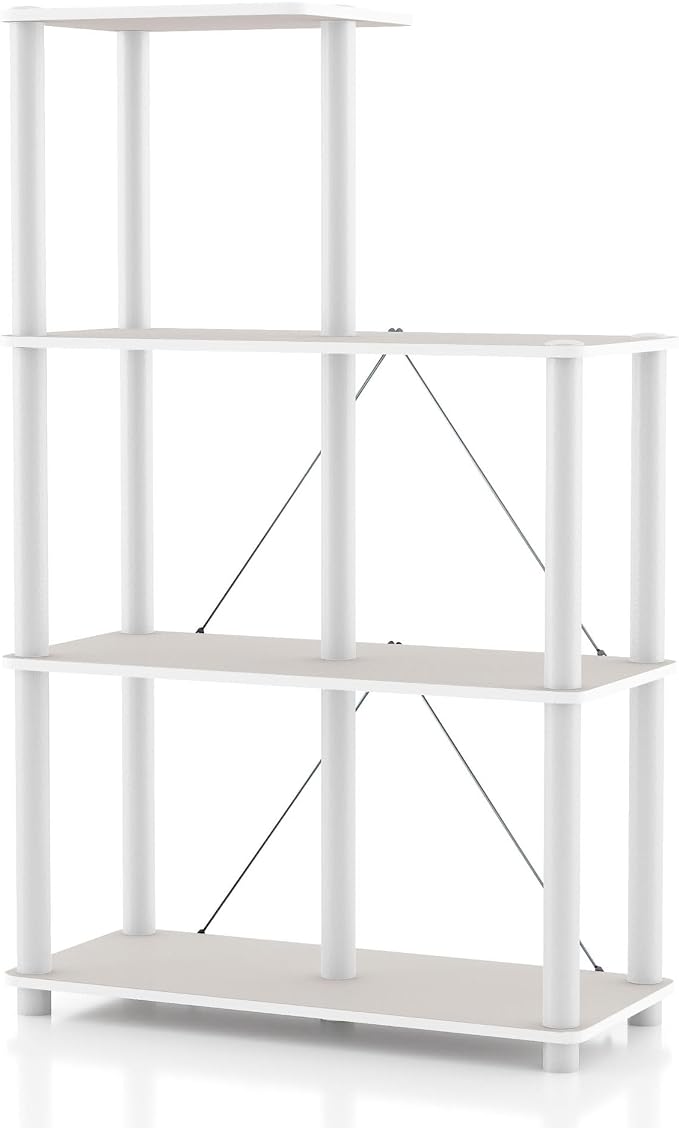 Homes: Inside + Out Apexa Modern 5-Cube Ladder Shelving Units, Collectibles by HOMESInsideOut