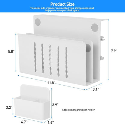 MAXECHO Desk Side Storage, Under Desk Laptop Mount, Table Side Hanging File - Image 5