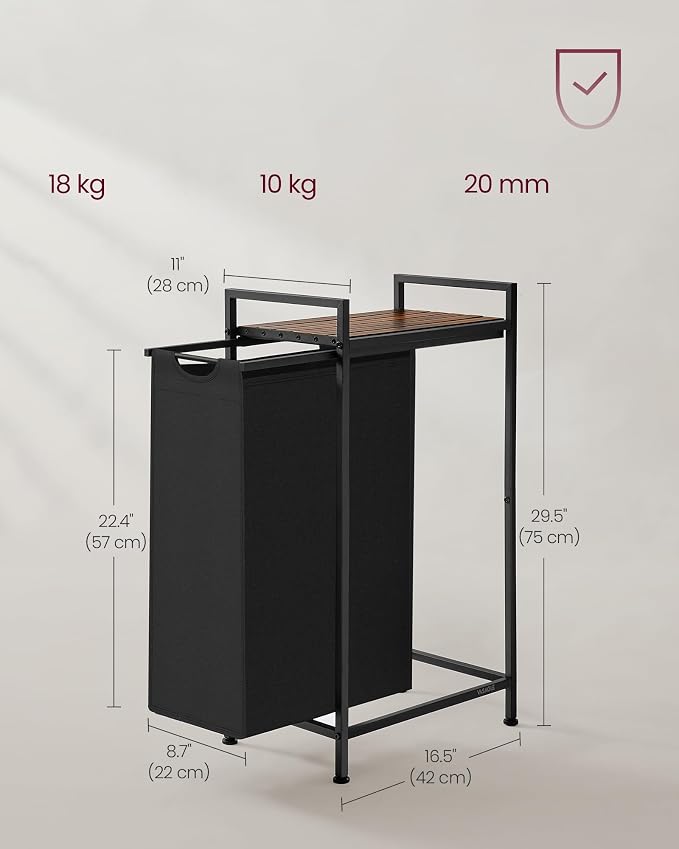 VASAGLE BLH001B01 Laundry Basket - Image 5