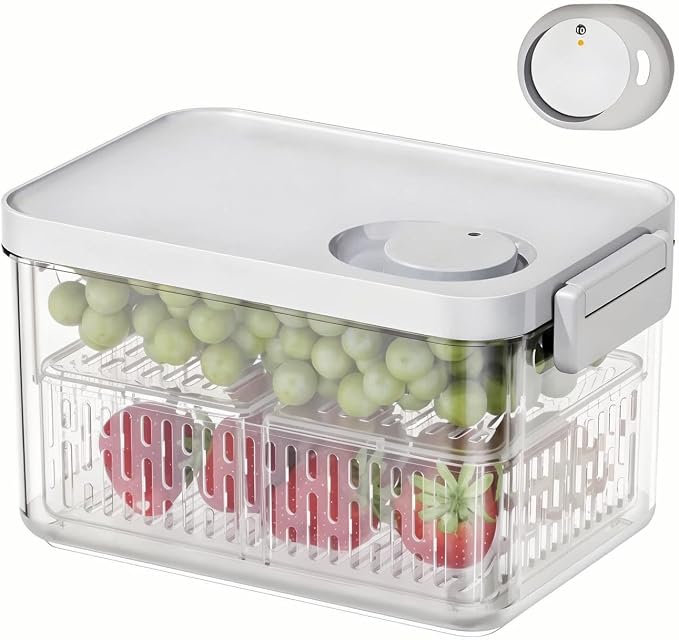 vacane Clear Fruit Containers for Fridge by vacane