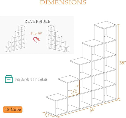 Ladder Cube Storage Bookcase - Image 2