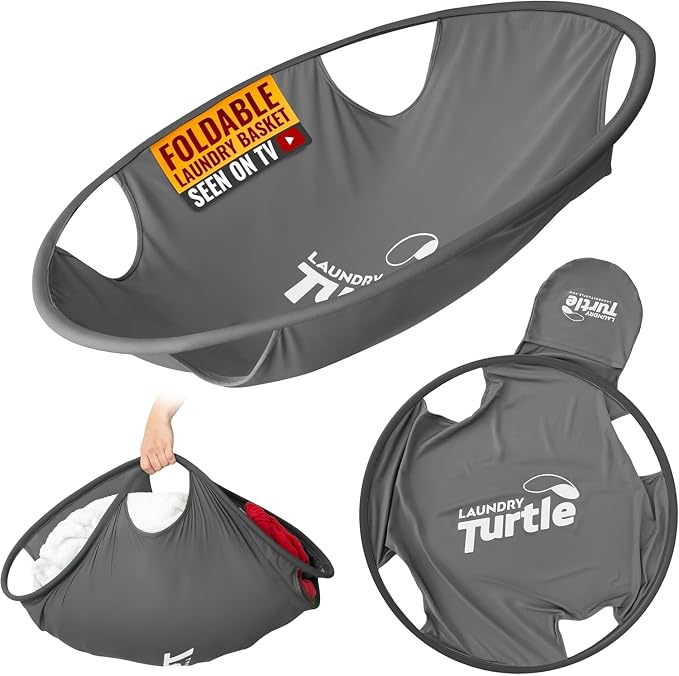 Laundry Turtle Collapsible Laundry Basket | Revolutionary Foldable Laundry by LaundryTurtle