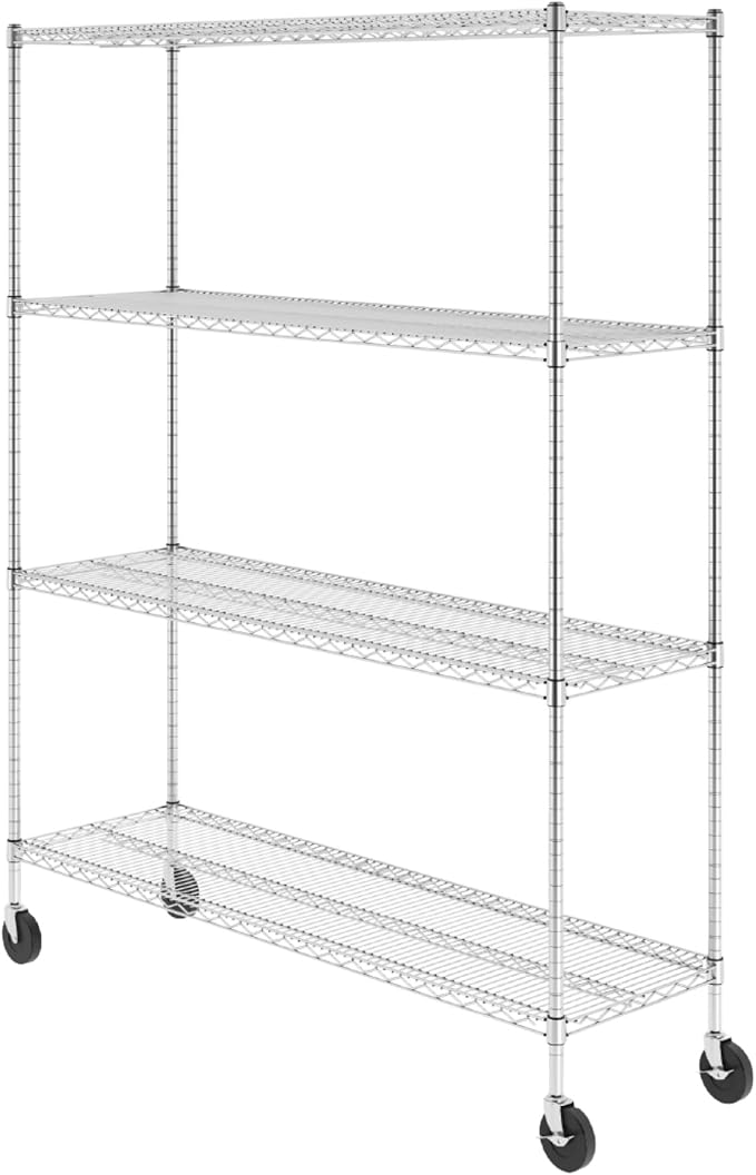 SafeRacks - NSF Certified Storage Shelves, Heavy Duty Steel Wire Unit by SafeRacks