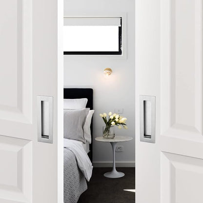Ravinte Sliding Closet Door Handles Flush Pulls Recessed Finger Pulls - Image 5