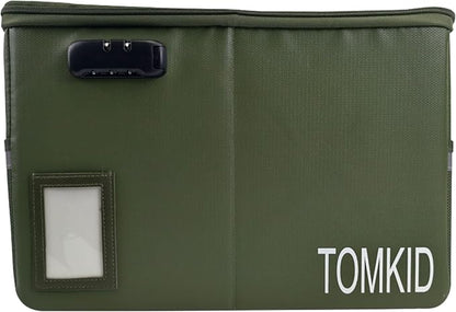 TOMKID Fireproof Document Box, Fire Proof Safe Box - Image 6