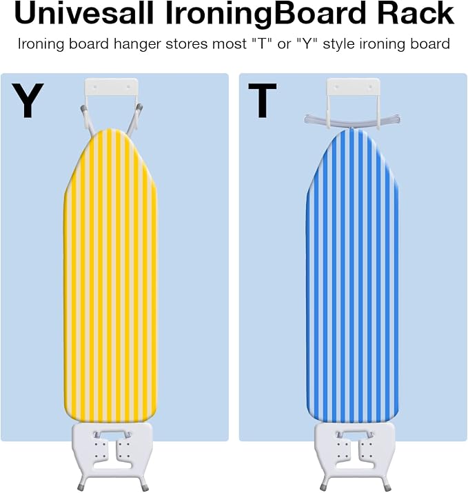 2 Pack Ironing Board Wall Mount Ironing Board Hanger Wall Mount - Image 4