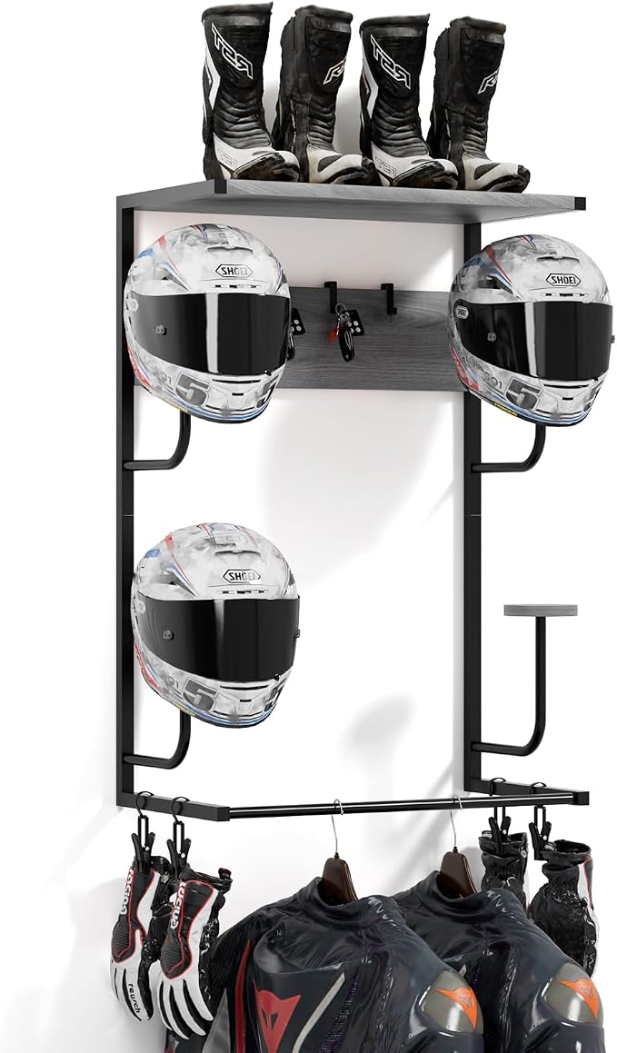 Motorcycle Helmet Holder Wall Mounted, Helmet Holder Wall Mount by OMISRUIS