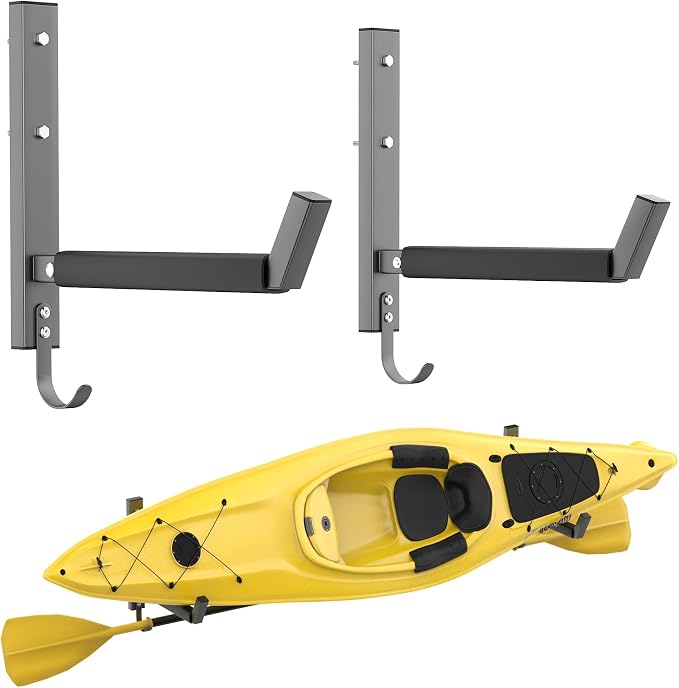 WALMANN Wall Mount Kayak Rack for Garage, Heavy-Duty Kayak Storage Hangers by WALMANN