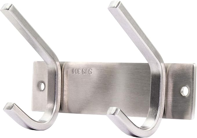 WEBI Heavy Duty Stainless Steel 304 Coat Rack Towel Rail - Image 7