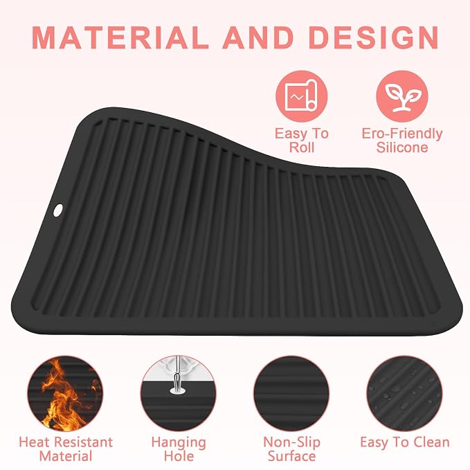 AMIJEAL Oversize Silicone Heat Resistant Mat - Image 4