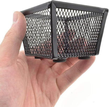 HAHIYO Stackable Paper Clip Mesh Holder cup 2.2" Height 2 Pack Black Sturdy - Image 7