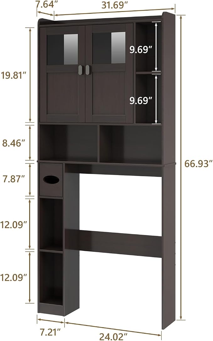 Vabches Over The Toilet Storage Cabinet - Image 2