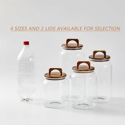 Sweejar Glass Jars for Laundry Room Organization, Half-Gallon Laundry Pods - Image 3