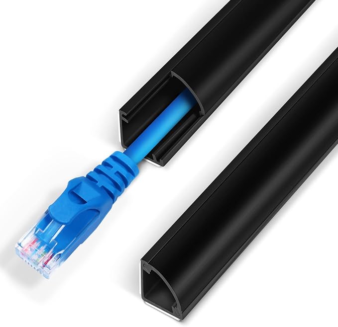 ZhiYo Corner Cable Hider for 1 Cord, Hide Wires on Wall Corner, Self-Adhesive by ZhiYo
