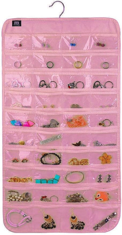 BB Brotrade Hanging Jewelry Organizer, Accessories Organizer, 80 Pocket - Image 2