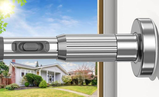 AIZESI 41-100 Inch Heavy Duty Silver Tension Curtain Rod by AIZESITENSIONROD