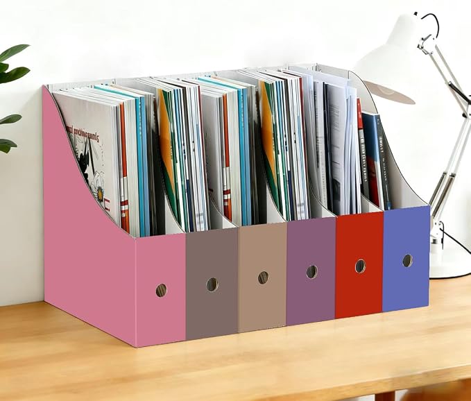 Limitliho 24 Pack ElegantColor Cardboard Magazine Holder - Image 2
