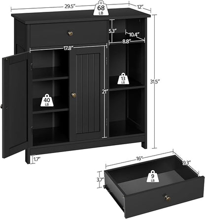 Yaheetech Bathroom Storage Cabinet - Image 3