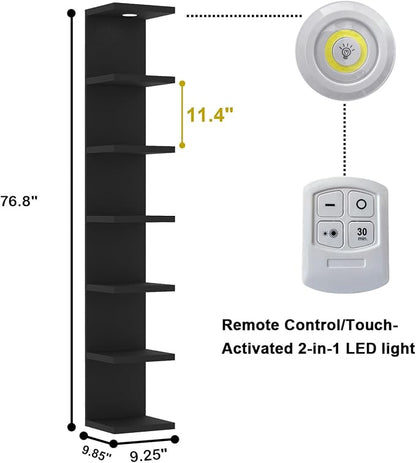 LitaEther Versatile 7 Tier Wall Shelf Unit, Display Floating Shelf - Image 3