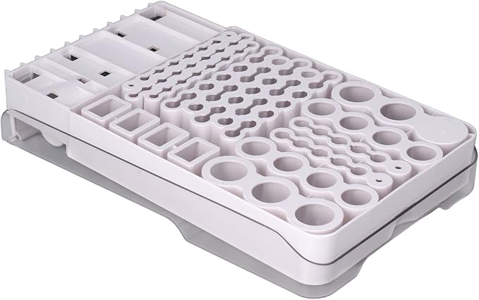 Battery Organizer, Battery Holder Box Holds, Large Capacity Battery Storage Box by Unknown