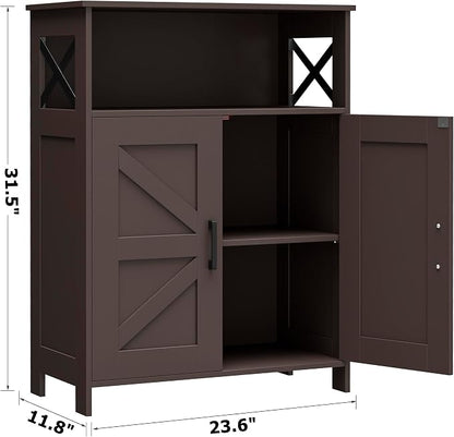Homhedy Farmhouse Bathroom Storage Cabinet - Image 3