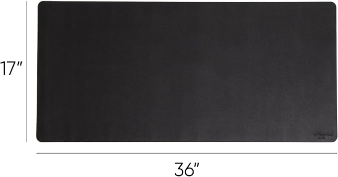 Smead Desk Pad, Vegan Leather Desk Mat - Image 4