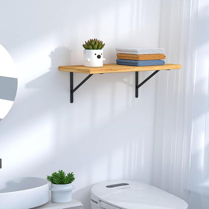 20 Pack L10 x H 8" Black Heavy Duty Shelf Brackets - Image 4