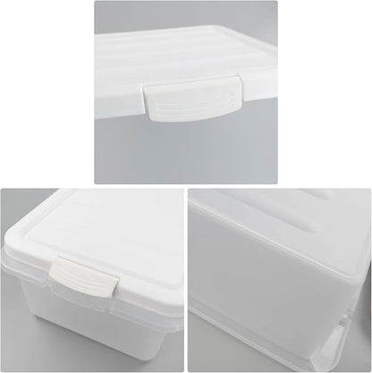 14 Quart Clear Storage Box, Underbed Plastic Latch Box - Image 2