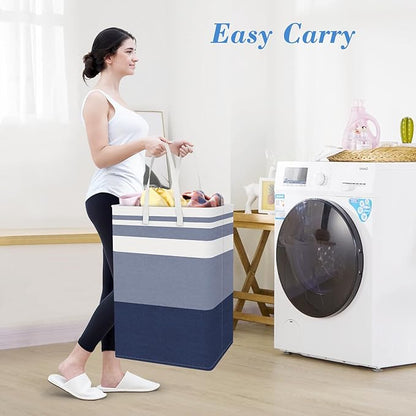 BlissTotes 3-Pack Laundry Basket, Freestanding＆Waterproof Laundry Hamper - Image 5