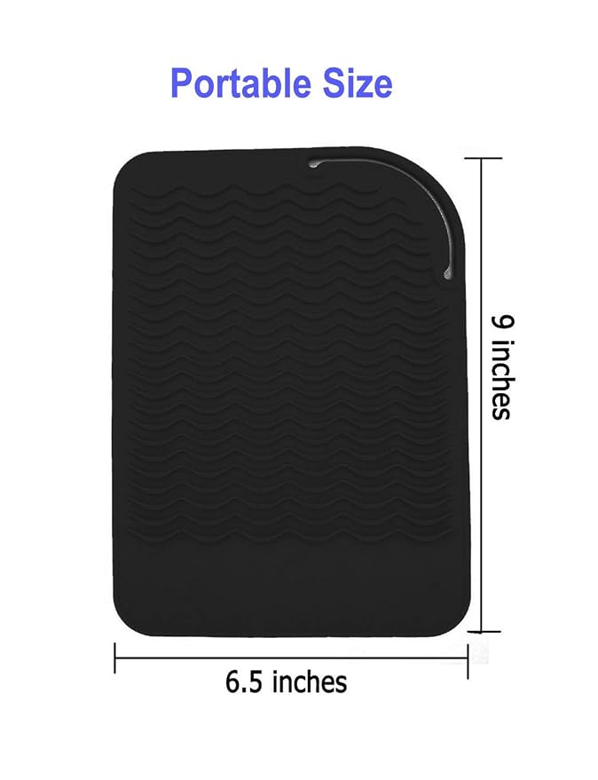 Heat Resistant Mat for Curling Iron, Flat Irons and Hair Straightener Hair - Image 4