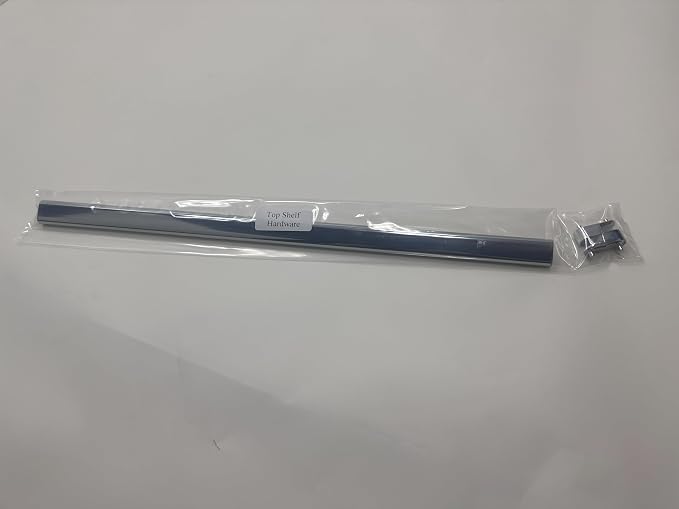 Chrome Oval Closet Rod with End Supports - Image 2