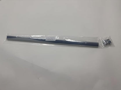 Chrome Oval Closet Rod with End Supports - Image 2