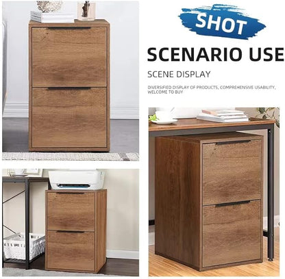 LUCYPAL 2 Drawer File Cabinet, Wood File Cabinets - Image 5