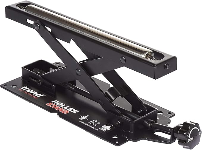 Trend Adjustable Miter Saw Roller Stand, 140 lbs Capacity and Height Adjustment by TrendToolTechnologyUSA