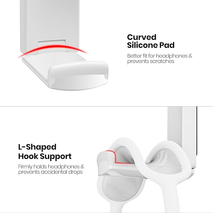 Sticky Headphone Stand Controller Holder - Image 4