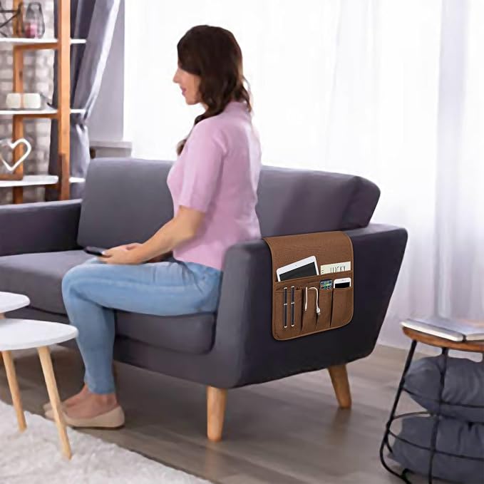 NB Sofa Armrest Organize remote holder bedside caddy organizer - Image 6