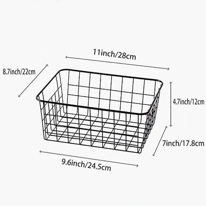 LUANT Metal Wire Food Storage Organizer Bin Basket - Image 2