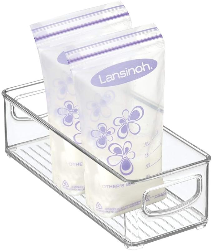mDesign Small Plastic Nursery Storage Container Bins by mDesign