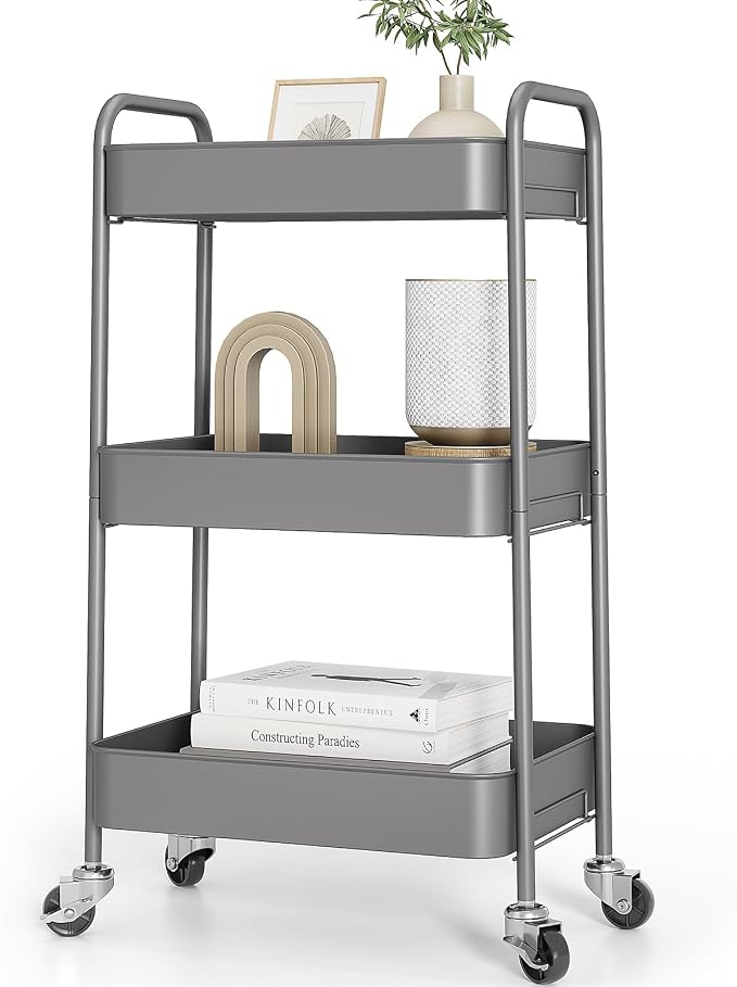 TOOLF 3-Tier Rolling Cart by TOOLF