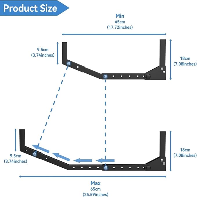 WALMANN Wall Mount Kayak Storage Rack, Kayak Hooks - Image 4