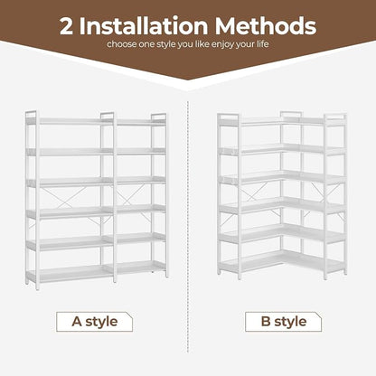 Rolanstar Bookshelf 6 Tier - Image 7
