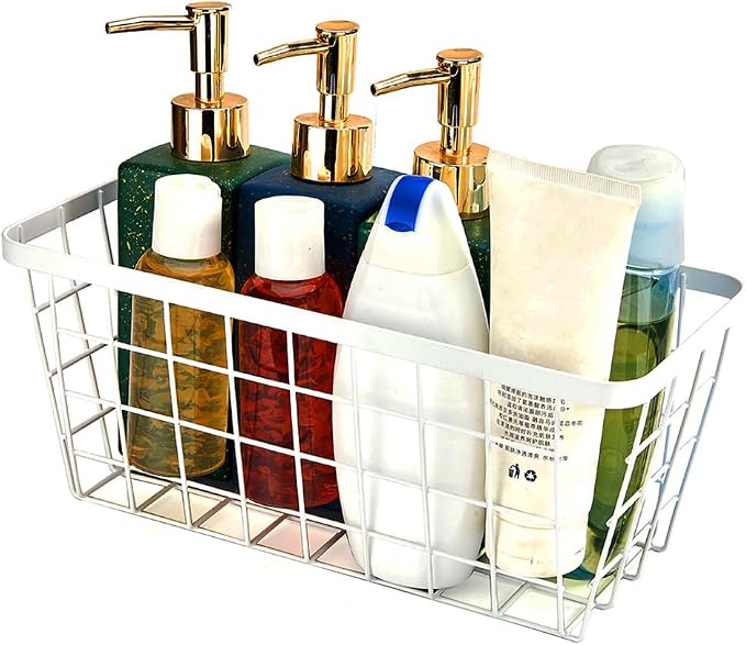 LeleCAT White Hanging Kitchen Baskets - Image 6