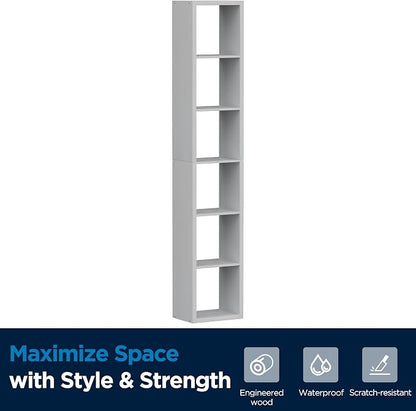 6 Cube Storage Organizer Single Row, Cube Shelf - Image 8