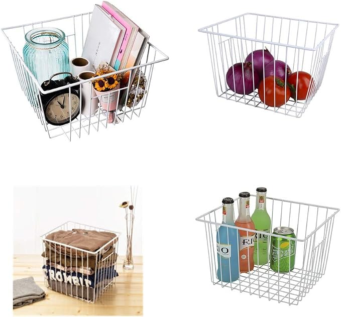 Upright Freezer Organizer Bins， Freezer Baskets - Image 4