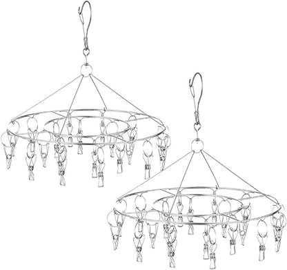 CenYouful 2 Pack Stainless Steel Round Hanging Drying Rack by CenYouful