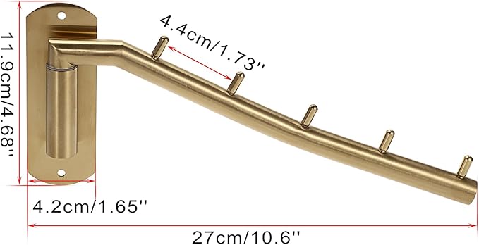 Sumnacon Stainless Steel Clothes Hanger Rack-Wall Mount Garment Hook - Image 3